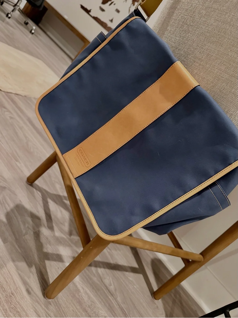 Coach sleek navy